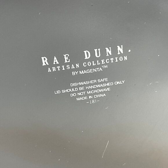 Rae Dunn by Magenta Black COOKIES Canister White Lettering 7.5” #181 - Picture 7 of 9